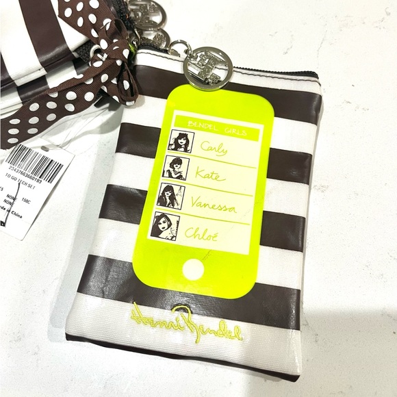 VTG Iconic Henri Bendel TO GO TECH SET, NWT, 3 Bag Set: Phone, iPad, & Laptop - Picture 2 of 13